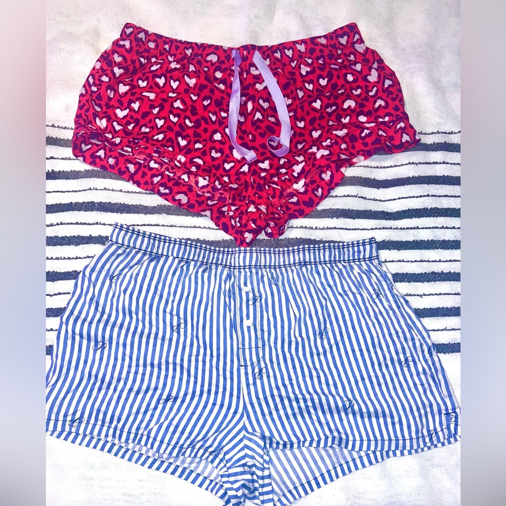 Victoria's Secret Pink and Blue Women's Shorts